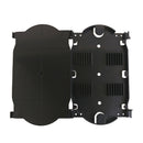 Fiber Optic Splice Trays (Holds 12x 900um Fibers) - Black