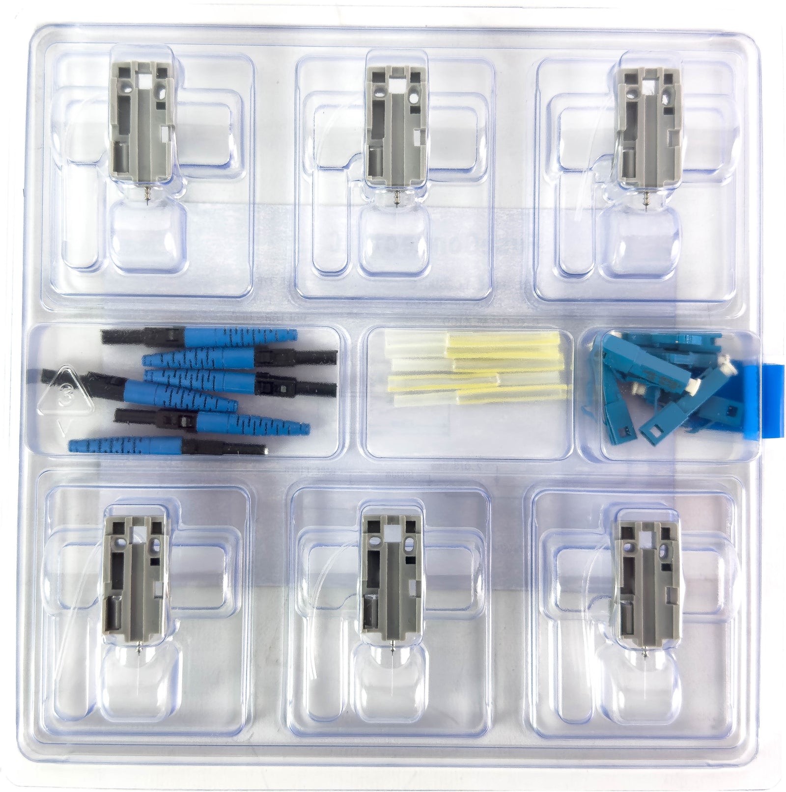 AFL FUSEConnect LC/UPC SM Connector - 2mm Blue (6 pack)