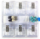 AFL FUSEConnect ST/PC MM 50u 10Gig Connector - 900um Aqua (6 pack)