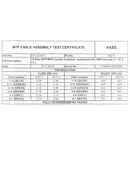 12-Fiber MTP/MPO Female Loopback Tester - Multimode 50u OM4 Low Loss - Aqua