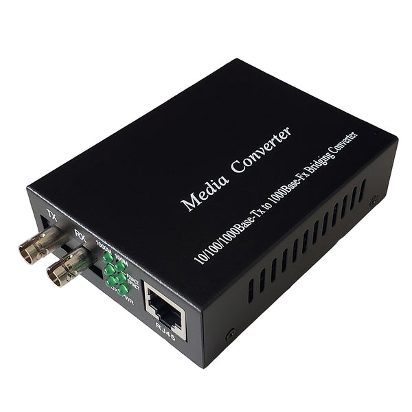 10/100/1000 Multimode Media Converter 550m ST 850nm