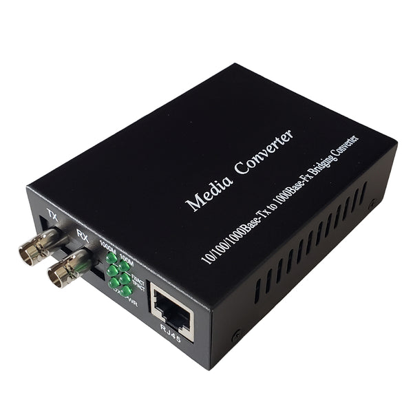 10/100/1000 Singlemode Media Converter 40km ST 1310nm