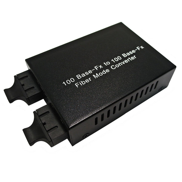 10/100 multimode to singlemode converter bi-directional 20km SC 1310nm