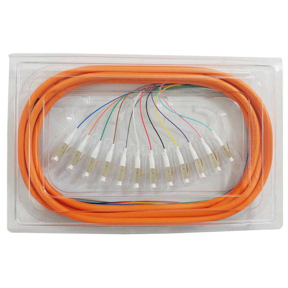 Multimode Simplex 3m LC/PC 12-Fiber OM1 Multimode Simplex 62.5 micron - 900um Jacketed P