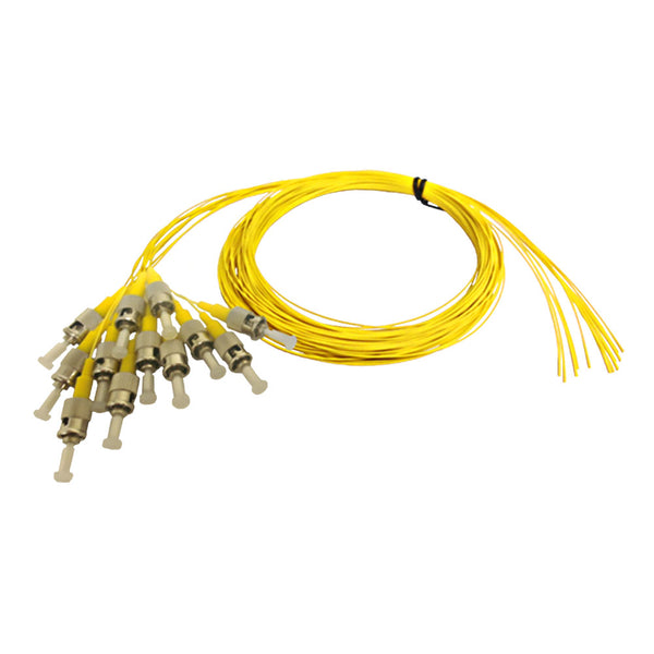 3m ST/UPC singlemode simplex 9 micron 900um pigtail 12-pack - yellow