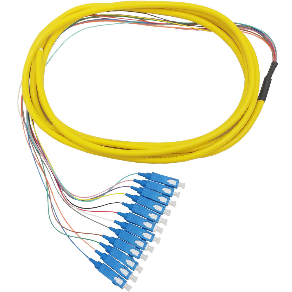 3m SC/UPC OS2 Singlemode Simplex 9 micron - 900um Jacketed Pigtail - 1