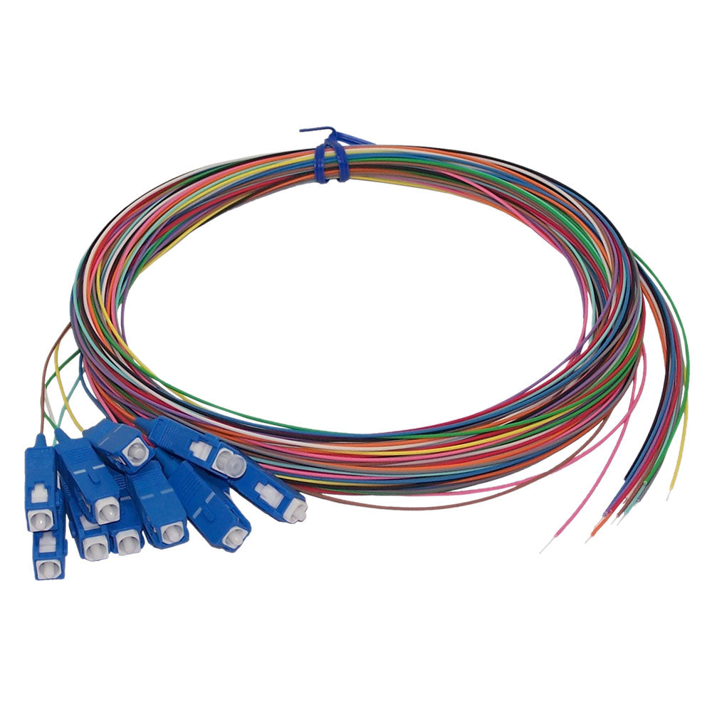 3m SC/UPC 12-Fiber OS2 Singlemode Simplex 9 micron - 900um Pigtail - C