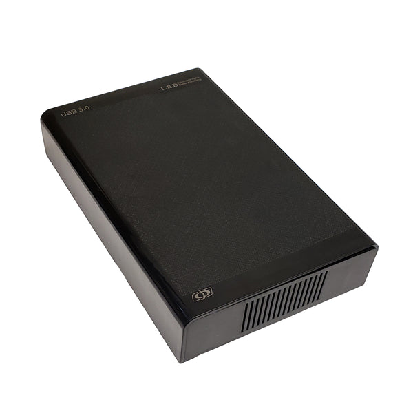 3.5 inch External Hard Drive Enclosure USB 3.0 A - Black