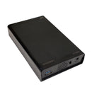 3.5 inch External Hard Drive Enclosure - USB 3.0 A - Black