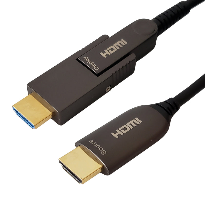 AOC 2.0 Active Optical HDMI High Speed with Detachable Head 4K@60Hz 18Gbps HDR Cable - CMP Plenum Rated