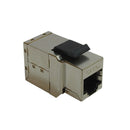 RJ45 Keystone Jack, Female to Female Cat6a Shielded