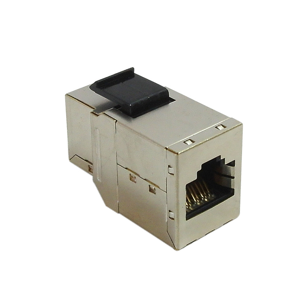 Female Rj45 Keystone RJ45 Keystone Jack, Female to Female Cat6a Shielded