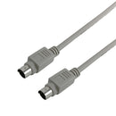 PS/2 Keyboard Cable, Mini Din 6 Male to Male