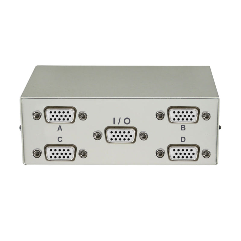 4x1 ABCD HD15 Manual Switch Box