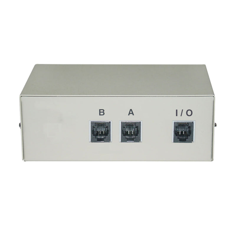 2x1 AB RJ12 Manual Switch Box