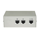 2x1 AB RJ45 Manual Switch Box