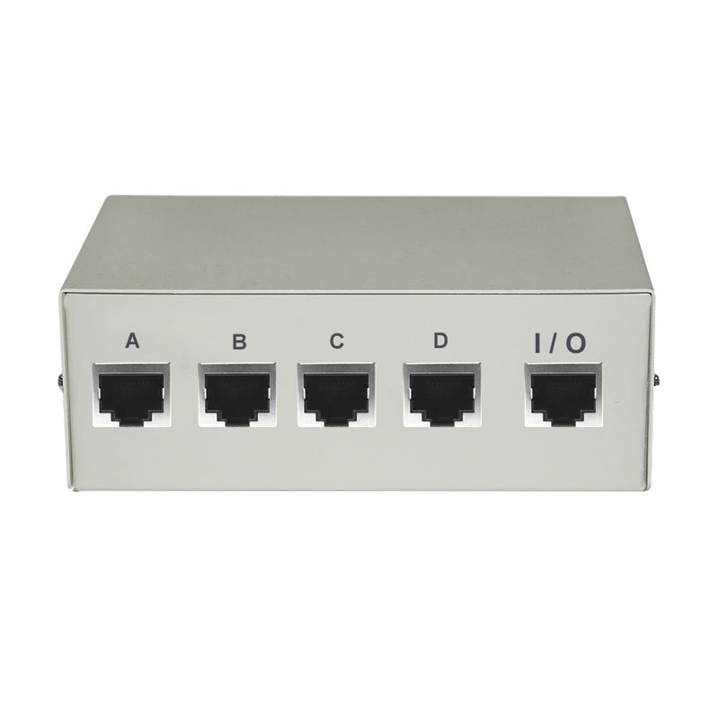 4x1 ABCD RJ45 Manual Switch Box