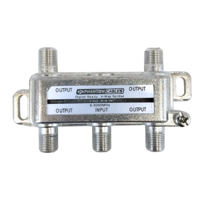 3GHz 90dB Digital Splitters 4-Way