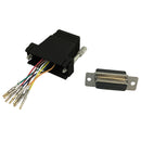 RJ45 Female to DB15 Female Modular Adapter - Black