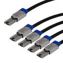 1m External mini-SAS (SFF-8088) to 4x External mini-SAS (SFF-8088) 6G Cable - 30AWG