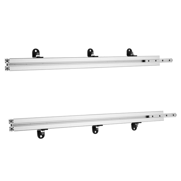 745mm Aluminum Rails for Custom Installation Pair