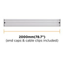 Video Wall Ceiling Mount/Stand Mounting Rail 2000mm
