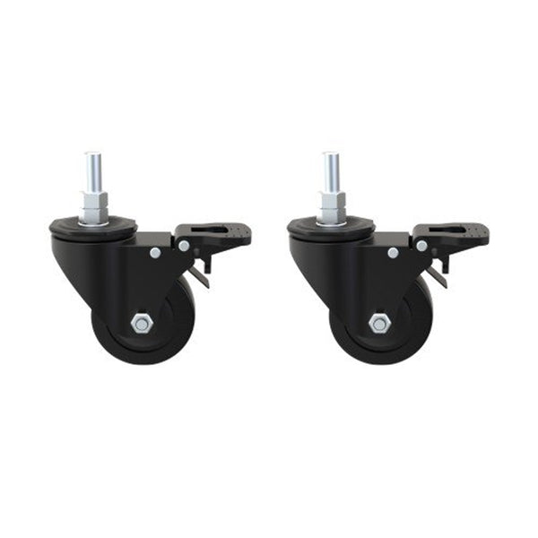 Video Wall Floor Stand - Pair of Lockable Casters