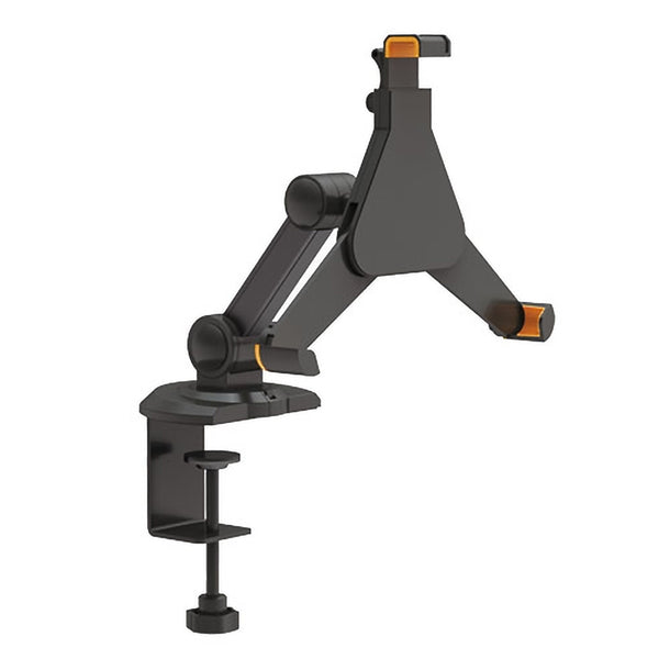 Tablet Mount Single Arm Clamp for iPad and 8.9 inch-10.4 inch Tablets - Black