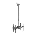 Dual Swivel & Tilt Ceiling Mount Bracket for Flat LCD/LEDs - Fits Sizes 37-70 inches - Maximum VESA 600x400