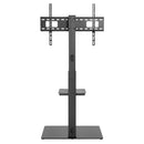 TV Stand with Shelf - Adjustable Height - Fits Sizes 37-70 inches, Maximum VESA 600x400