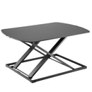 Sit-Stand Desk Workstation Base - Black