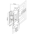 Swivel & Tilt Mount Wall Mount LCD Bracket - Fits Sizes 23-42 inches - Maximum VESA 200x200