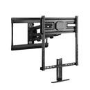 TV Fireplace Mantel Wall Mount Bracket for Flat and Curved LCD/LEDs - Tilt, Swivel and Vertical - Fits Sizes 43 to 70 inches - Maximum VESA 600x400