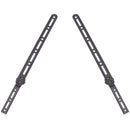 Sound Bar Bracket - Fits 23-65 Inch TV - VESA Compatible - Black (Pair)