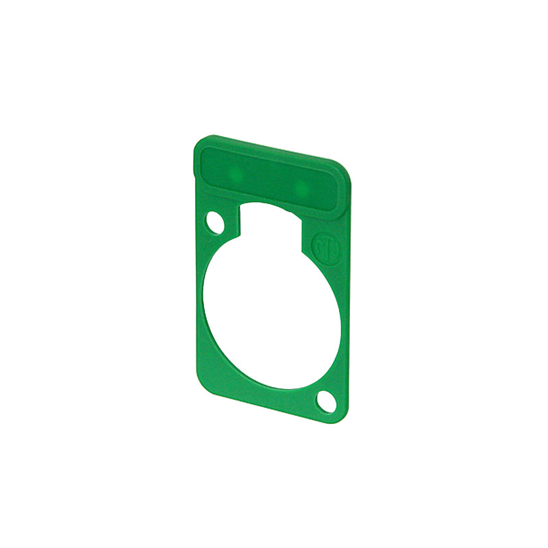 Neutrik D-Series Labelling Plate - Green