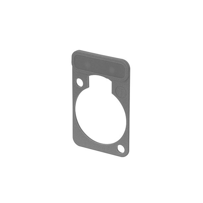Neutrik D-Series Labelling Plate - Grey