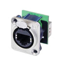 Neutrik Nickel CAT5E Ethercon Feed-Thru Jack