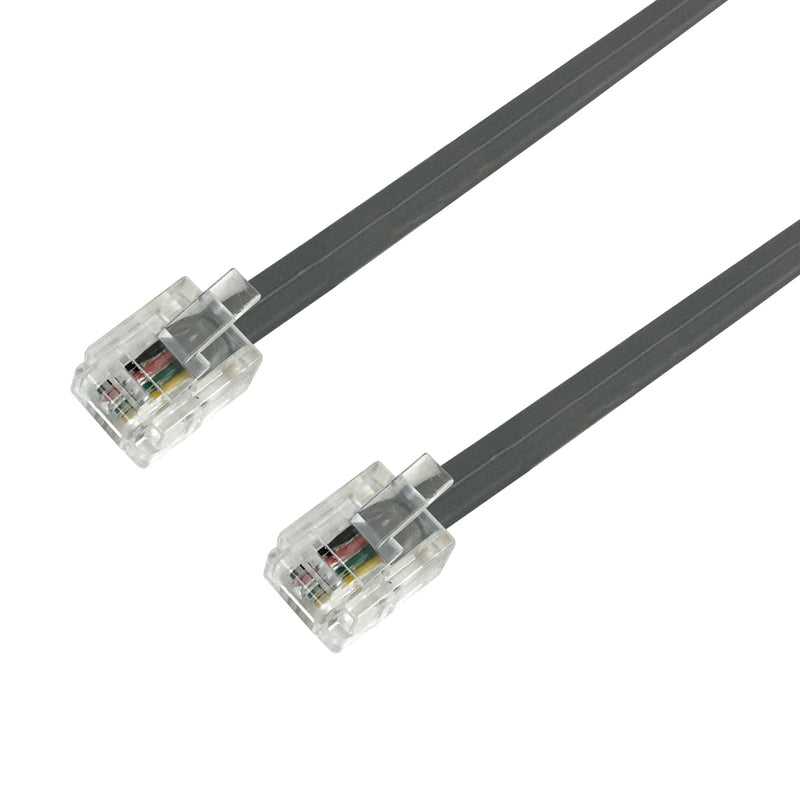 RJ11 Modular Data Cable Straight Through 6P4C