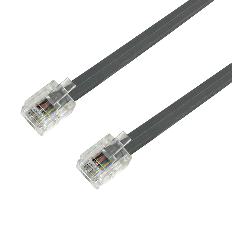 Premium Phantom Cables RJ12 Modular Telephone Cable Cross-Wired 6P6C