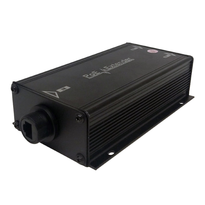 2-Channel 10/100/1000M PoE Extender 60W IEEE 802.3af/at - Outdoor IP68 Rated