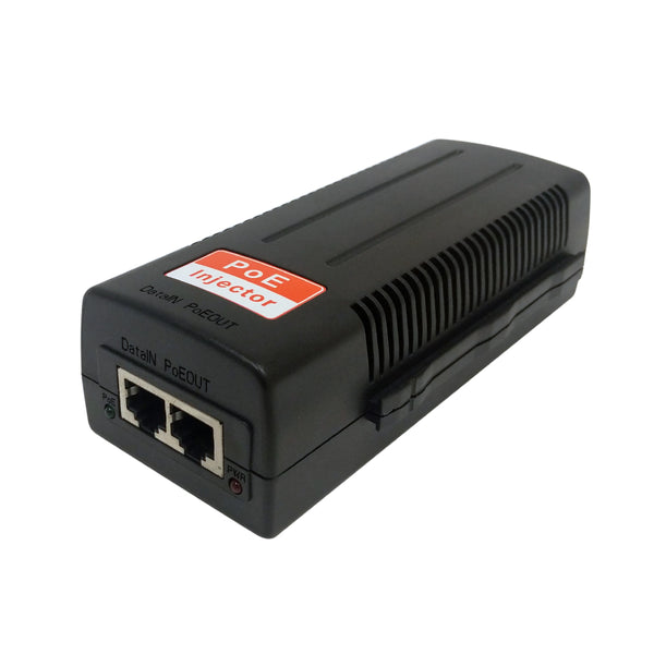 1-Channel 10/100/1000M PoE Injector - 30W - IEEE 802.3af/at