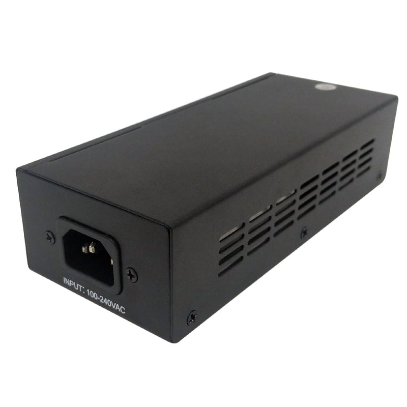 1-Channel 10/100/1000M PoE Injector 60W - IEEE 802.3af/at