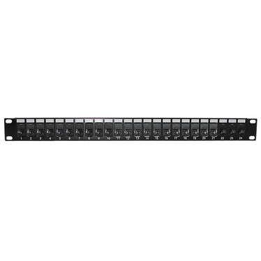 チャート　2/5P 24-Port CAT6A Patch Panel, 19