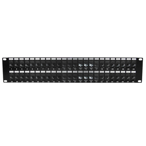 Cat6 Patch Panel - 48 Port, 110 Type, 19