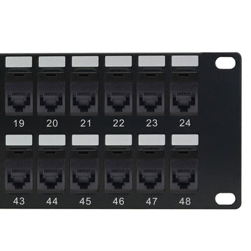 プラットフォーム ② 48-Port Cat6a Patch Panel, 19