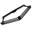 48-port Shielded Angled Keystone Patch Panel - 19 inch Rackmount 1U with Cable Manager - Unloaded