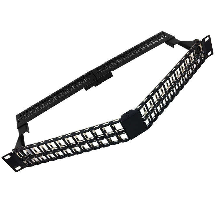 Coaxial Patch Panel 16-Port – 1U Rack Mount, F-Type Connectors For ...