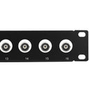 16-Port 50 Ohm BNC Patch Panel, 19 inch Rackmount 1U