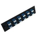 Loaded Adapter Panel with 12x Duplex LC/UPC Singlemode (Non-LGX) - Black
