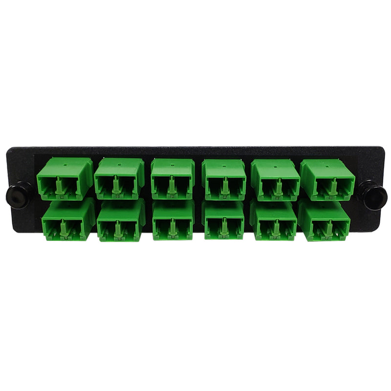 Ap101741 Loaded LGX Adapter Panel with 12x Duplex LC/APC Singlemode - Black